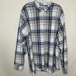 Wrangler Jean Co Mens Button Down Long Sleeve Shirt Size 2X Large